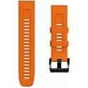 Garmin Fenix 3/5X/5X PLUS/6 Pro/6X/7X smart watch strap, Orange color Garmin Fenix 3/5X/5X PLUS/6 Pro/6X/7X smart watch strap, Orange color