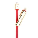 Hoco Universal UPL14 Lipstick series charging cable to in one (apple with micro usb) sarkans Hoco Universal UPL14 Lipstick series charging cable to in one (apple with micro usb) sarkans