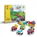 „People Blocks“ magnetinių kaladėlių rinkinys „Mašinos“/18 kaladėlių / People Blocks Working Cars 18pcs