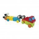 „People Blocks“ magnetinių kaladėlių rinkinys „Mašinos“/18 kaladėlių / People Blocks Working Cars 18pcs