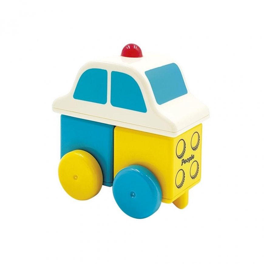 „People Blocks“ magnetinių kaladėlių rinkinys „Mašinos“/18 kaladėlių / People Blocks Working Cars 18pcs – 4