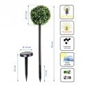 Saska Garden Solar Lamp Set 3 Boxwood Balls Saska Garden Solar Lamp Set 3 Boxwood Balls