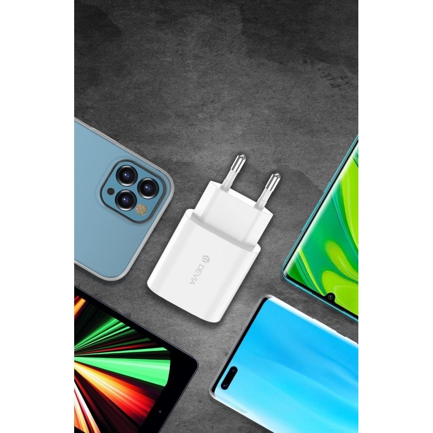 Įkroviklis buitinis Devia Rocket PD Quick Charge 25W baltas – 3