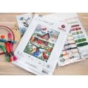 luca S Cross stitch kit Blissful Bird Feeder 25x33cm SB2417