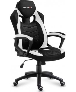Žaidimų kėdė Huzaro Force 2.5 Mesh, Baltos spalvos +DOVANA Huzaro rinkinys (plakiklis ir papildai)