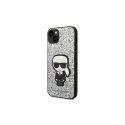 Case Karl Lagerfeld KLHCP14XGFKPG iPhone 14 Pro Max 6.7 "hardcase silver / silver Glitter Flakes Ikonik