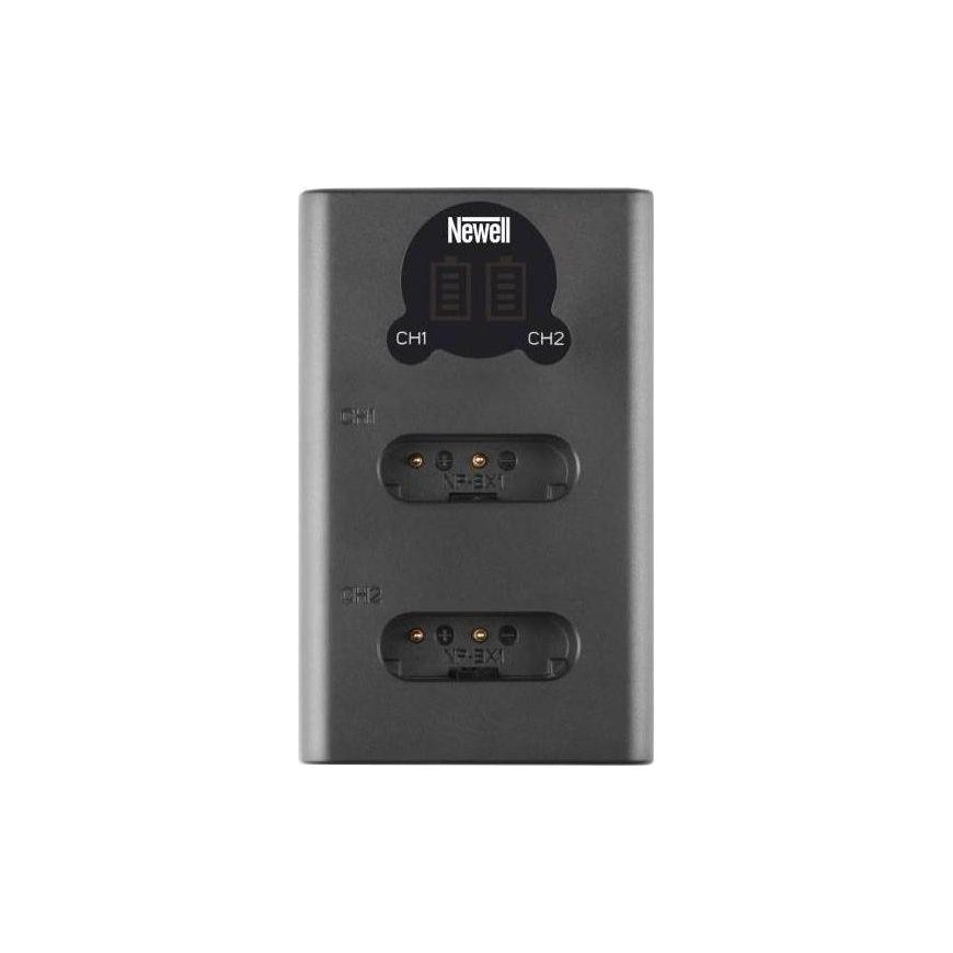 Newell fotoaparato įkroviklis Newell DL-USB-C dviejų kanalų įkroviklis NP-BX1 baterijoms