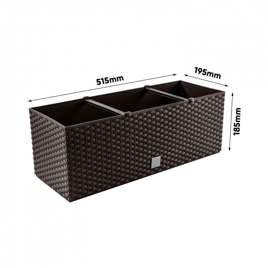 Prosperplast Vazonas su įdėklu Rato Case DRTC500 um – 2