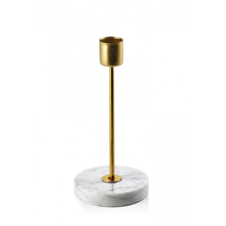Mondex Candlestick 7.5xh16.5cm, gold