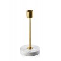 Mondex Candlestick 7.5xh16.5cm, gold color, Cedric Mondex Candlestick 7.5xh16.5cm, gold color, Cedric