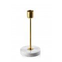 Mondex Candlestick 7.5xh16.5cm, gold color, Cedric Mondex Candlestick 7.5xh16.5cm, gold color, Cedric