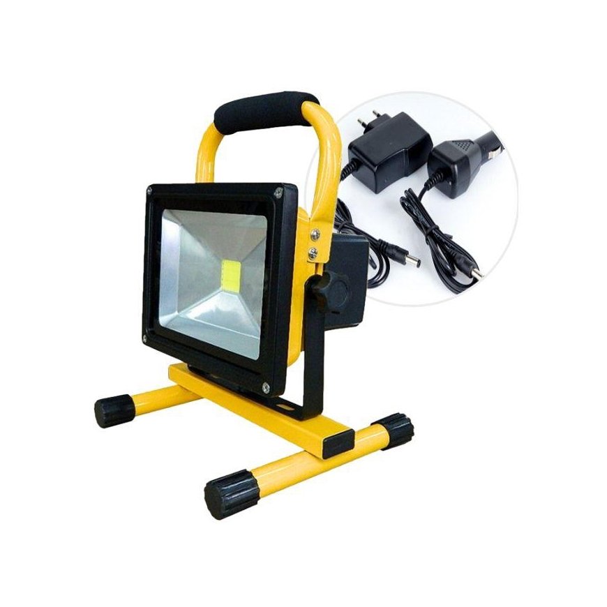 REFLEKTOR LED VOLTENO 10W AKUM.PRZENOŚNY