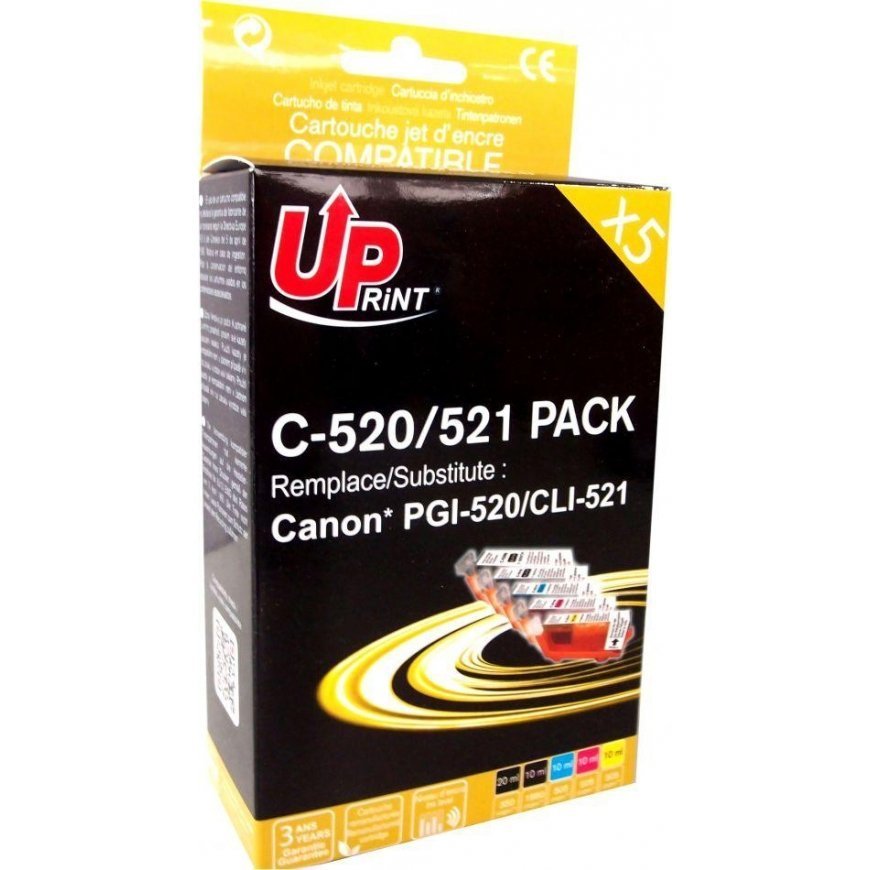 UPrint Ink C-520/521 PACK / CLI521