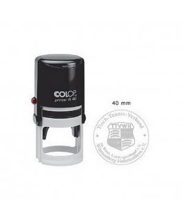 Stamp Printer R40 black body, colorless pad COLOP