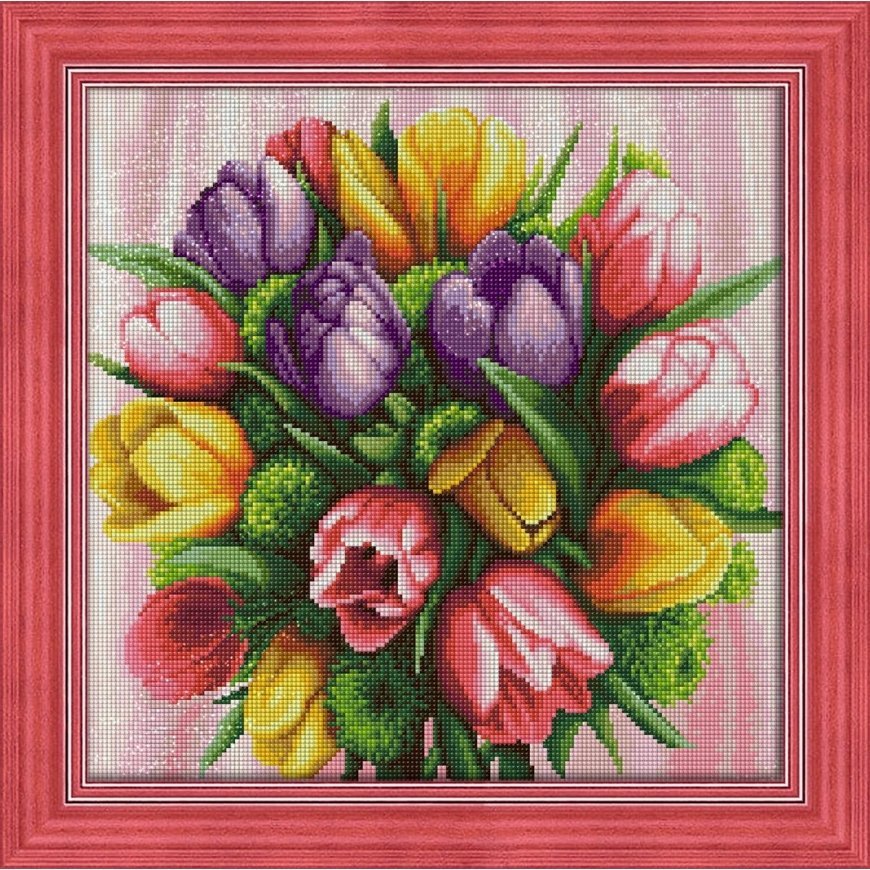 Beldizart Tulip bouquet 40x40 cm AZ-1705 – 2