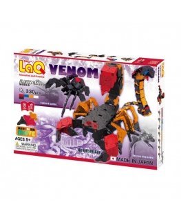 Japanese educational constructor LaQ Animal World VENOM - the most venomous animals in one set. 330 parts, 6 models.