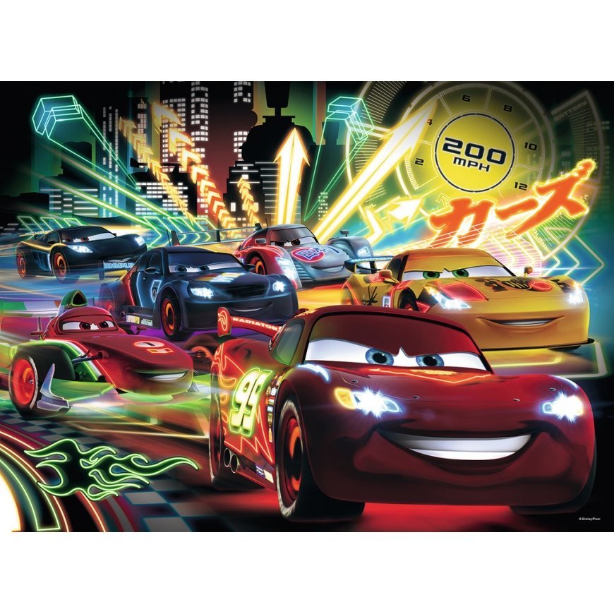 Ravensburger Cars Neon Составная картинка-головоломка 100 шт Мультфильмы – 3