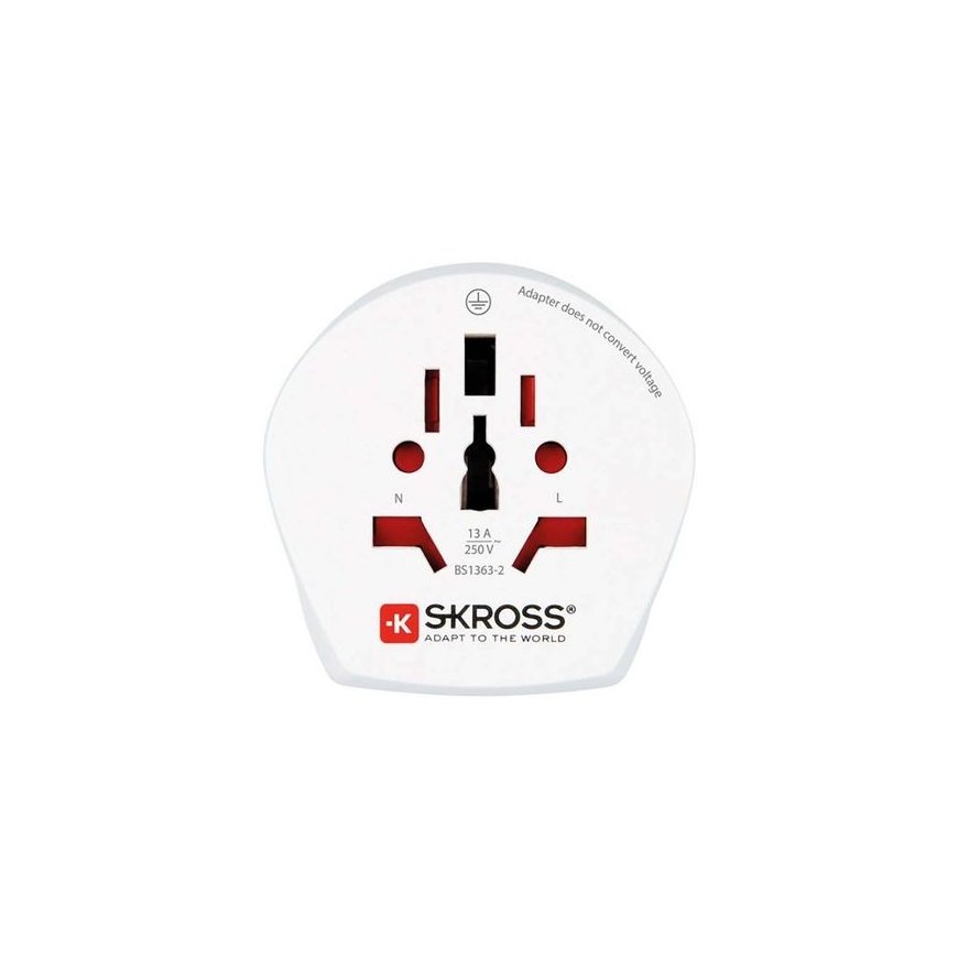 SKROSS Combo Country Adapter World to India (5A) travel adapter 1500215-E