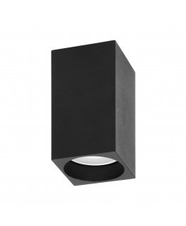 Ceiling lamp Orno BARBRA DLS GU10 continental lamp max 50W, IP20, square, black, aluminum