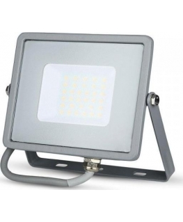 Floodlight V-TAC LED projektorius 30W 2400lm 6400K SAMSUNG diodas Pilka IP65 456