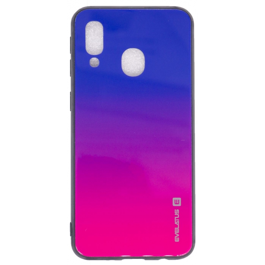 Evelatus Samsung Galaxy A40 Gradient Glass Case 4 Mystery