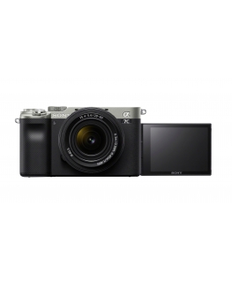 Sony α 7C MILC 24,2 MP CMOS 6000 x 4000 pikseliä Musta, Hopea