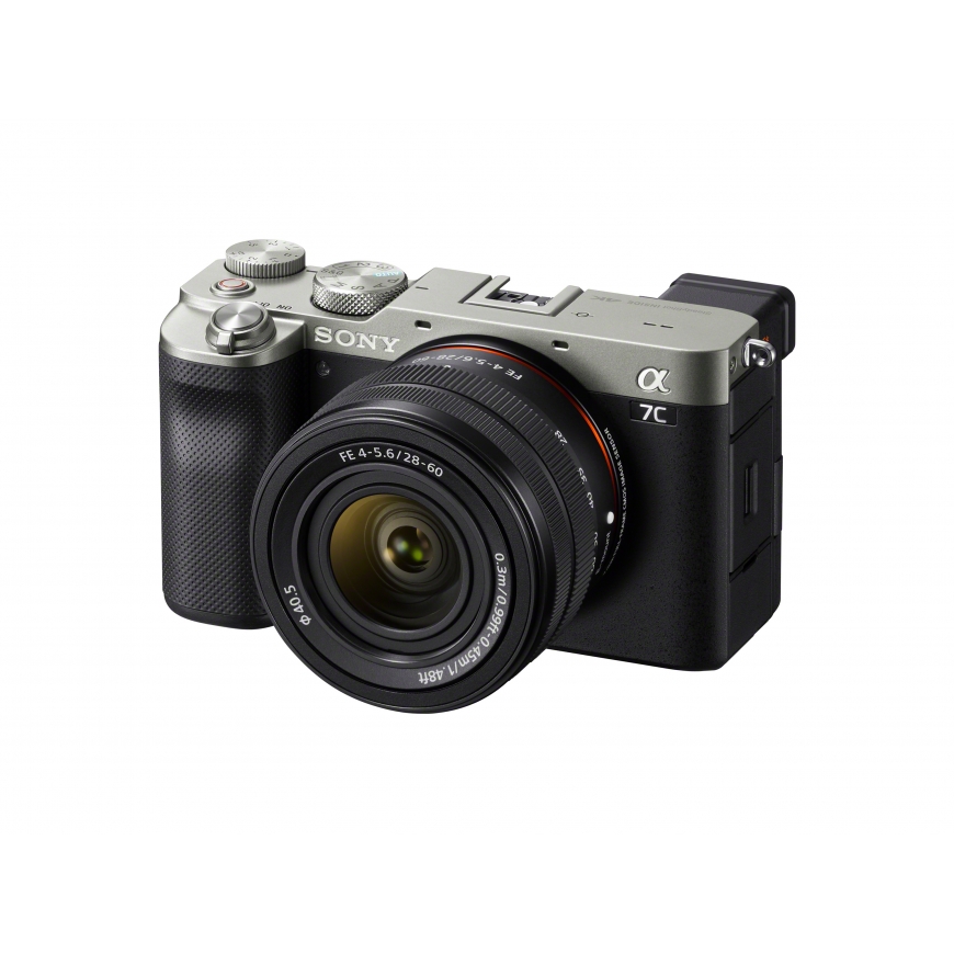 Sony α 7C MILC 24,2 MP CMOS 6000 x 4000 pikseliä Musta, Hopea – 2