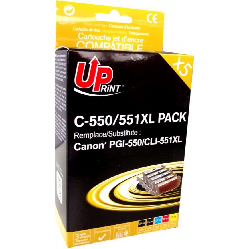 UPrint Ink C-551XL-PACK / CLI551 ink
