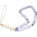 Guess pendant GUSTPEARU phone strap lilac/lilac Heishi beads Guess pendant GUSTPEARU phone strap lilac/lilac Heishi beads