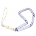 Guess pendant GUSTPEARU phone strap lilac/lilac Heishi beads Guess pendant GUSTPEARU phone strap lilac/lilac Heishi beads