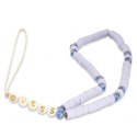 Guess pendant GUSTPEARU phone strap lilac/lilac Heishi beads Guess pendant GUSTPEARU phone strap lilac/lilac Heishi beads