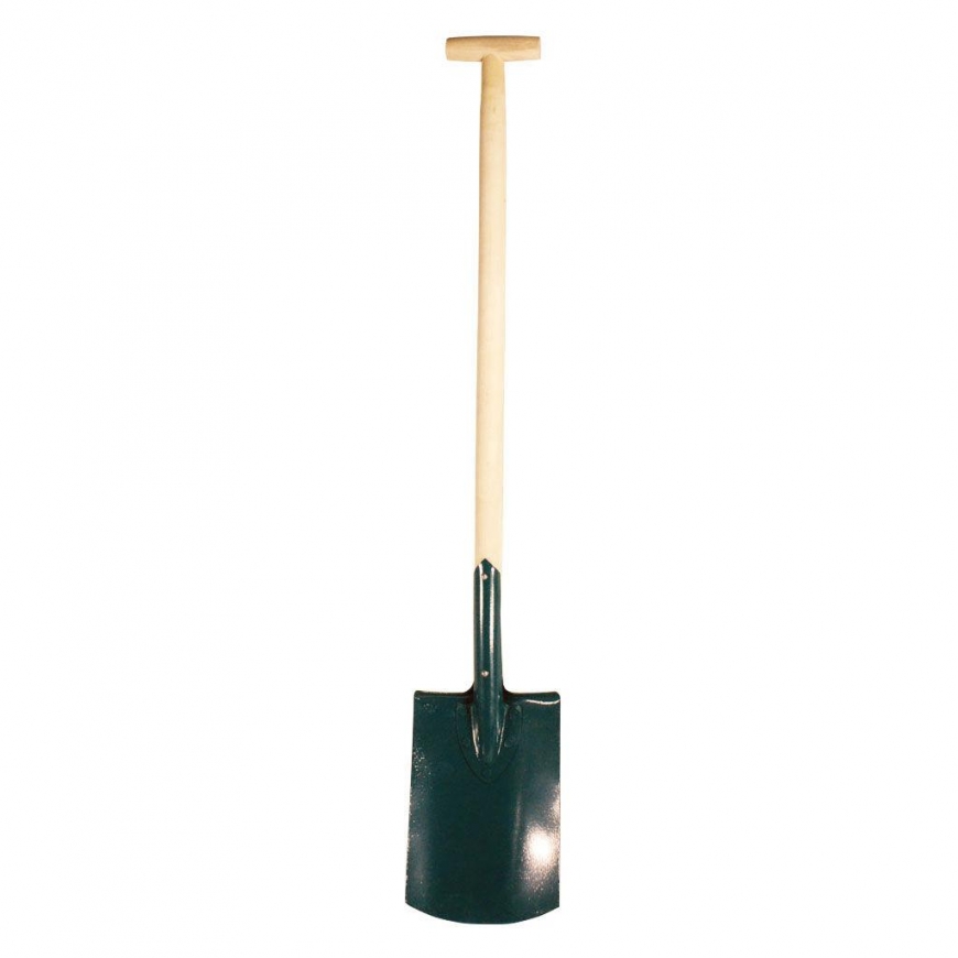 POLSKA 12337 Straight riveted spade with wooden handle