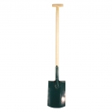 POLSKA 12337 Straight riveted spade with wooden handle POLSKA 12337 Straight riveted spade with wooden handle