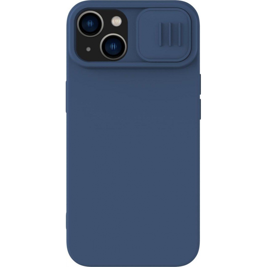 Nillkin CamShield Silky Silicone case iPhone 14 Plus cover with camera cover blue – 2