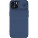 Nillkin CamShield Silky Silicone case iPhone 14 Plus cover with camera cover blue