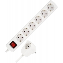 REV Multiple Socket Outlet white 6+1-fold 2m Powersplit + switch REV Multiple Socket Outlet white 6+1-fold 2m Powersplit + switch