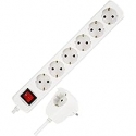 REV Multiple Socket Outlet white 6+1-fold 2m Powersplit + switch REV Multiple Socket Outlet white 6+1-fold 2m Powersplit + switch