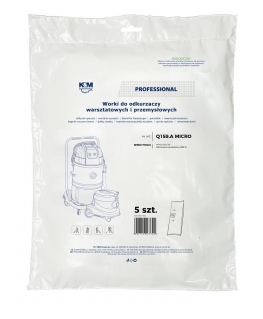 K&M KM-Q159.A NITEO TOOLS MICRO WVCS 0127-30 Bags for vacuum cleaner 5 pcs.