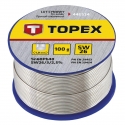 Topex Skardinis lydmetalis 60% Sn, viela 1,0 mm, 100 g Topex Skardinis lydmetalis 60% Sn, viela 1,0 mm, 100 g