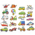 Viga set of wooden magnets, vehicles, 20 pcs. Viga set of wooden magnets, vehicles, 20 pcs.