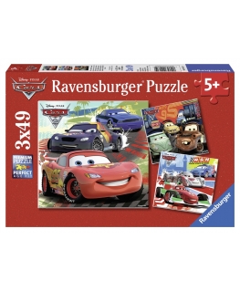 Ravensburger Disney Cars: Worldwide Racing Fun Составная картинка-головоломка 49 шт Мультфильмы