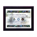 Tryumf Plastic diploma with colored touch laminate