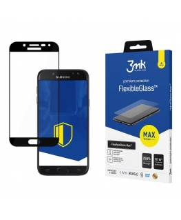 3MK FlexibleGlass Max, skirtas Samsung J5 2017 juodas