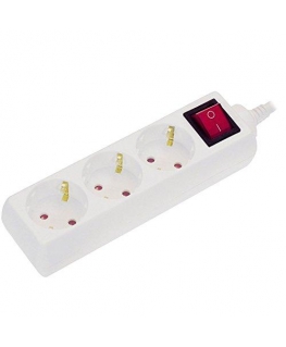 3-socket extension cord with switch AS-SCHWABE 1.4m H05VV-F 3G1.5