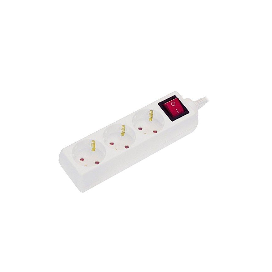 AS Schwabe 3-socket extension cord with