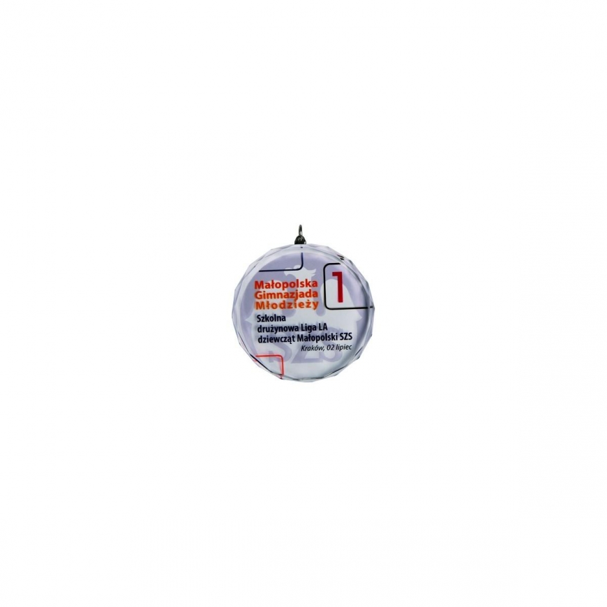 Tryumf Glass medal with LuxorJet color print and case – 2