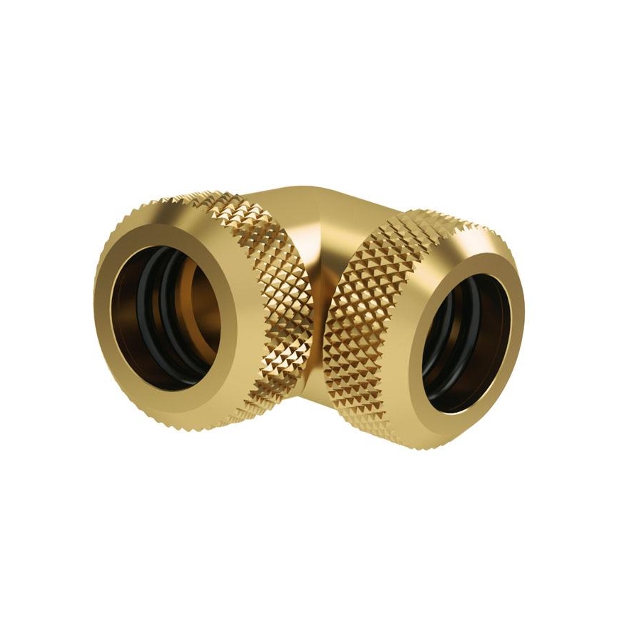 Barrow Multi-Link Adapter 90 Grad 12mm AD auf 12mm AD Hardtube - gold