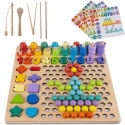 Kruzzel Wooden puzzle - beads DU17252