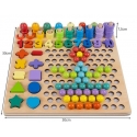 Kruzzel Wooden puzzle - beads DU17252