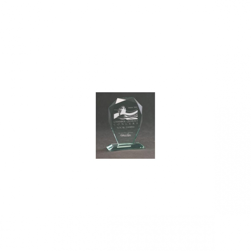 Tryumf Engraved glass trophy with case – 2